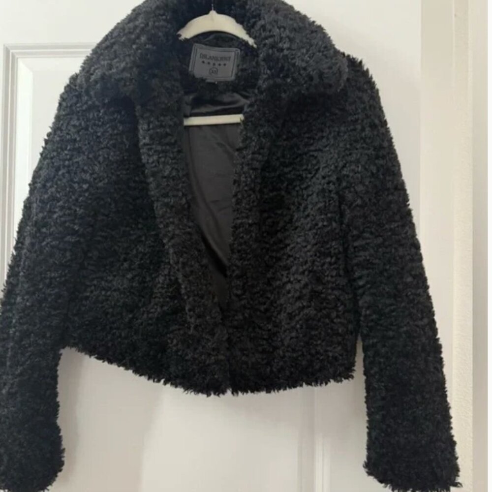 Blank NYC Black Teddy Jacket